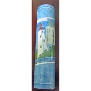 Lighthouse Fire Island Cape Lookout Nautical Wallpaper Border Blue
